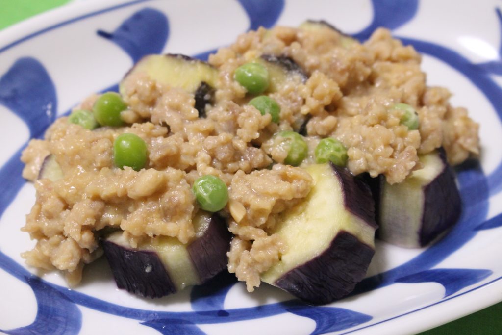 フライパン蒸しなす＆なにわ風鶏味噌のサムネイル