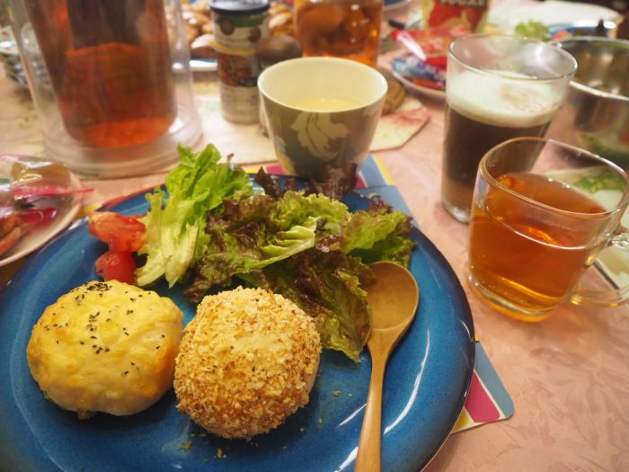 料理教室、天王寺、パン、チーズ