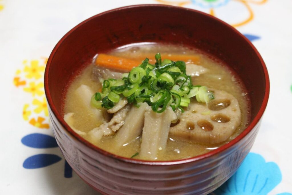 ダブル蓮根のなにわ風粕汁のサムネイル