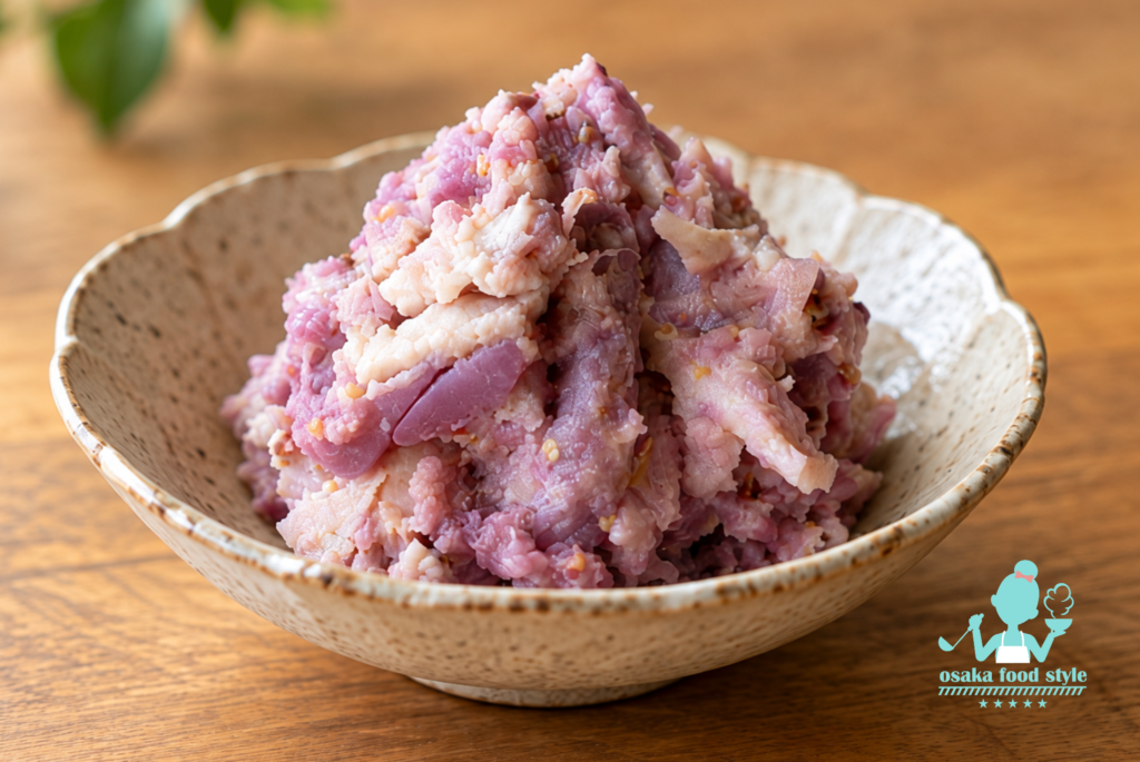 紫芋のポテトサラダ【マヨ使用】のサムネイル